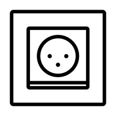 South Africa Electrical Socket Icon
