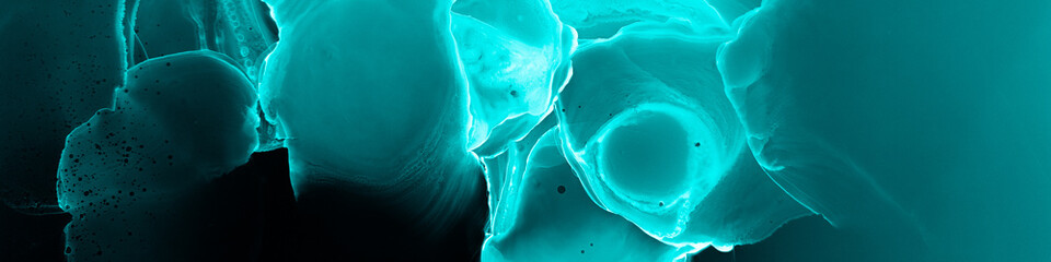 Fototapeta premium Microscopic Texture. Black Biochemistry Pattern.