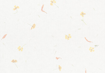 Handmade flower petal paper texture