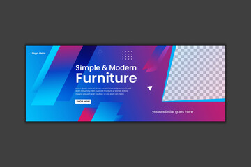 Furniture Facebook Cover Design and Web Banner