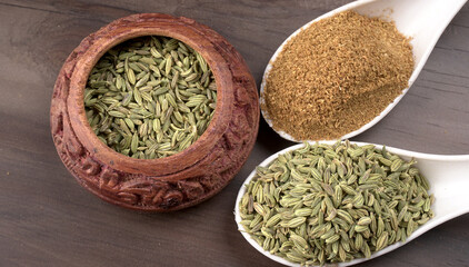 Fennel is a highly aromatic and flavorful herbs used in cooking and drinks are used as breath freshener.