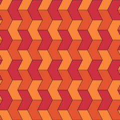 Seamless pattern. Chevrons ornament. Geometric wallpaper. Mosaic tiles. Flooring background. Ethnic motif. Geometrical backdrop. Digital paper. Ethnical web design. Textile print. Vector art work