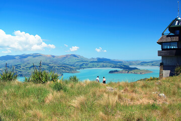 Christchurch Gondola Station where the base is located in Heathcote Valley, and it traverses the slopes of Mount Cavendish in the Port Hills. The South Island, New Zealand attractions. © NuFa Studio