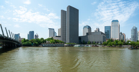 Obraz premium West Lake Cultural Plaza, Hangzhou, China