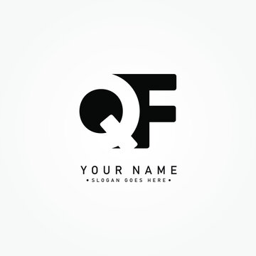 Initial Letter QF Logo - Simple Business Logo