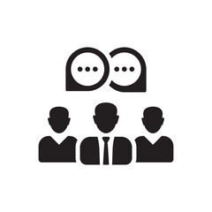 Business Discussion Icon