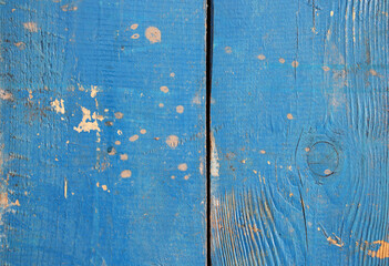 blue painted wood texture background
