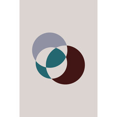 Abstract colorful drops on light background, molecule isolated illustration, poster, card, vector