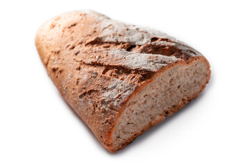 Pane rustico integrale ai cereali, cibo italiano 