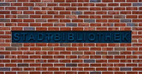 Obraz premium Stadtbibliothek