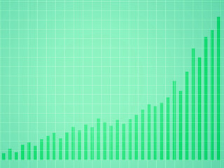 2d rendering Stock market online business concept. business Graph 
