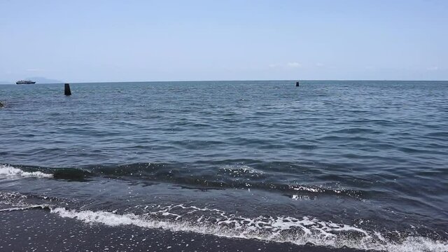 Monte di Procida - Panoramica dalla spiaggia libera di Miliscola