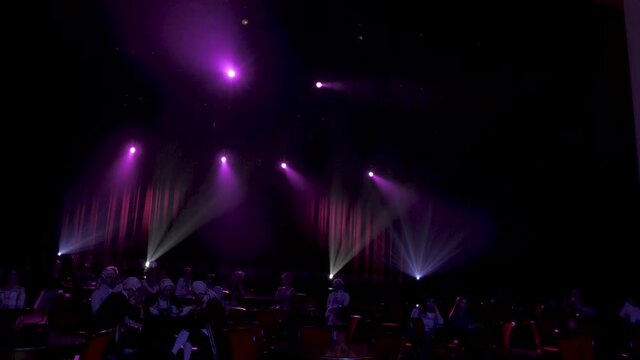 Beautiful theater and concert light