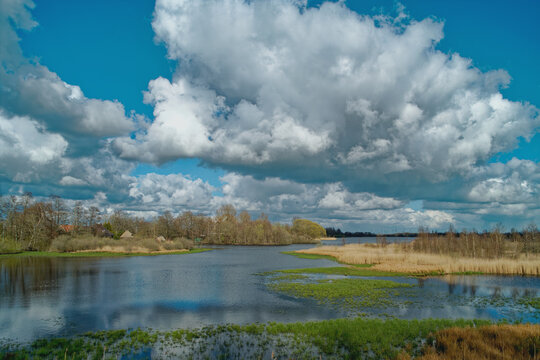 Sandwater near Simonswolde, Ihlow, Aurich, East Frisia, Lower Saxony, Germany