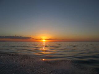 Naklejka premium beautiful sunset