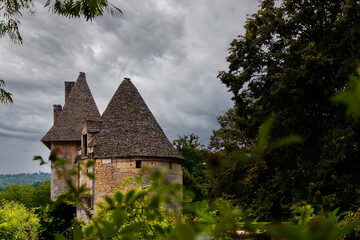 Fototapeta premium Château de Losse, diverses vues, Dordogne