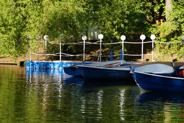 Obraz premium boats on the river