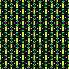 Seamless background with repeating patterns .