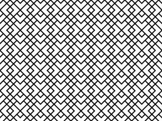 Fototapeta premium The geometric pattern with lines. Seamless vector background. White and black texture. Graphic modern pattern. Simple lattice graphic design