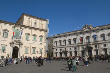 Fototapeta na wymiar Quirinal palace, Rome, Italy
