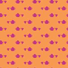 Abstract pattern with cups