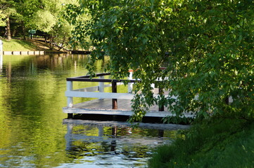 boat on the river