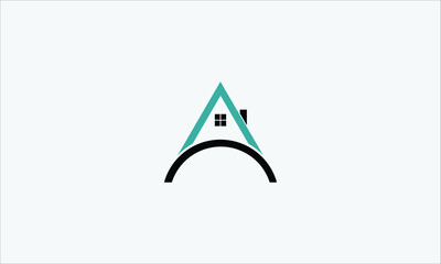 Fototapeta premium Real Estate Logo Design. Creative abstract real estate icon logo and business card template.