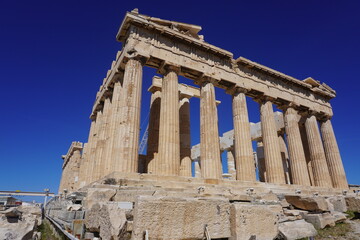 Acropolis view from the side 