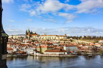 Prag Brückenpfeiler Wasser Stadt