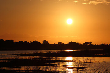 Sonnenuntergang Sabie River/ Sundown Sabie River /