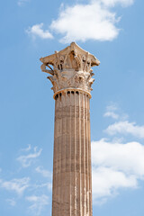 Column in Athens, Greece