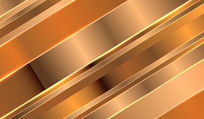 Abstract gold surface background with glow effect.