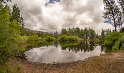 Davis Creek Park panorama fisheye lens