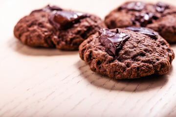 home made healthy chocolate chip cookies