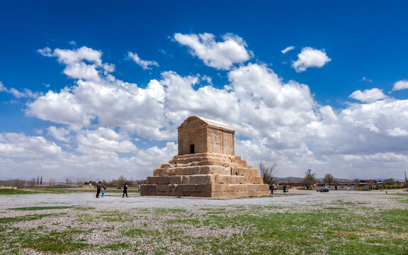 Tomb of Cyrus the Great (6th century BC), UNESCO World Heritage Site, Pasargadae, Fars Provine, Iran.