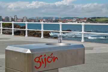 Vista de Gijón desde el Rinconin