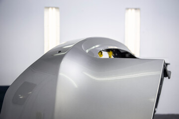 auto body paint booth bumper detail