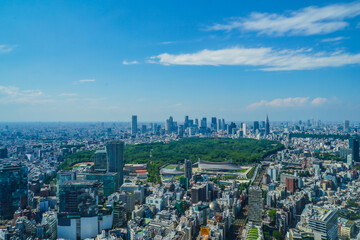 渋谷スカイ展望台からの景色