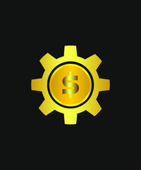 Financial management icon vector design for business