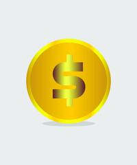 golden dollar sign