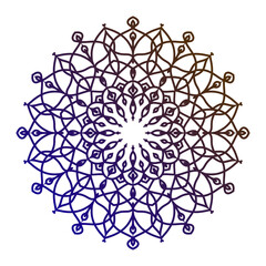 abstract round mandala art circular decorative vector design element