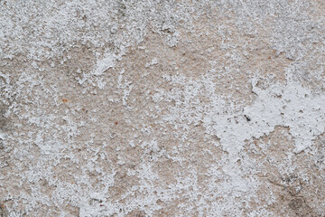 Close up old white painted wall texture