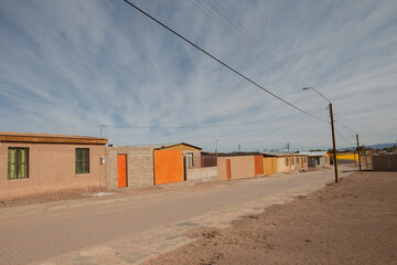 Fototapeta na wymiar San Pedro de Atacama, pueblo turístico en medio del desierto