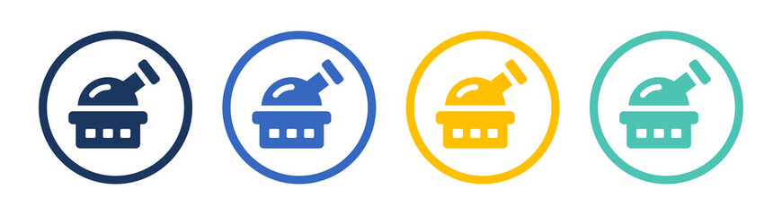 Space observatory icon. vector illustration