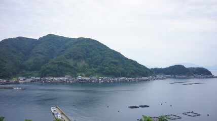 Obraz premium 伊根の街並み