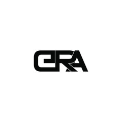 era letter original monogram logo design