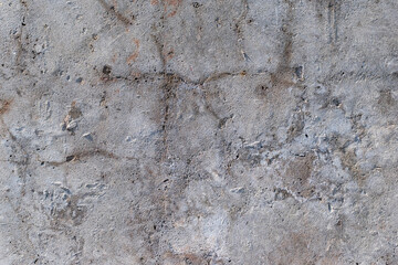Texture of old gray concrete wall for background