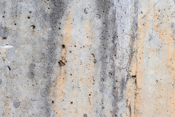 Texture of old gray concrete wall for background