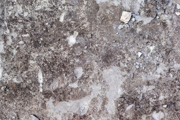 Texture of shattered concrete. Natural concrete background