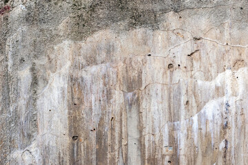 Fototapeta na wymiar Texture of old gray concrete wall for background